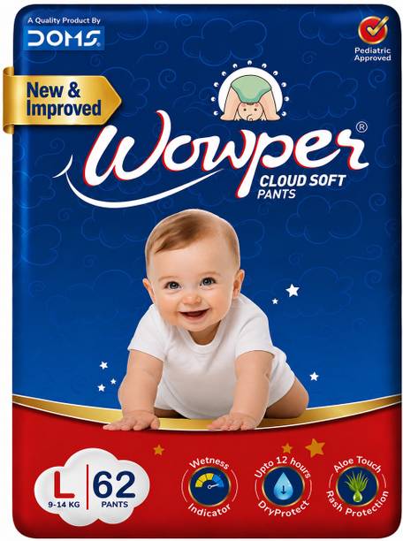 Wowper Super Soft with Aloe Touch Protection Pant Diapers - L