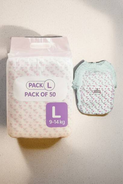 patel enterprise Premium Baby Pant Diapers – L Size (Pack of 50) - L