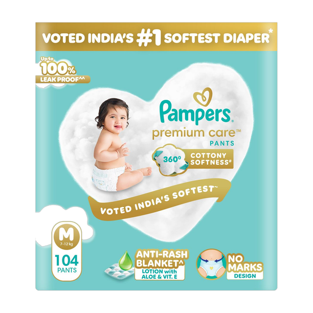 Pampers Premium Care Pant Diapers - M