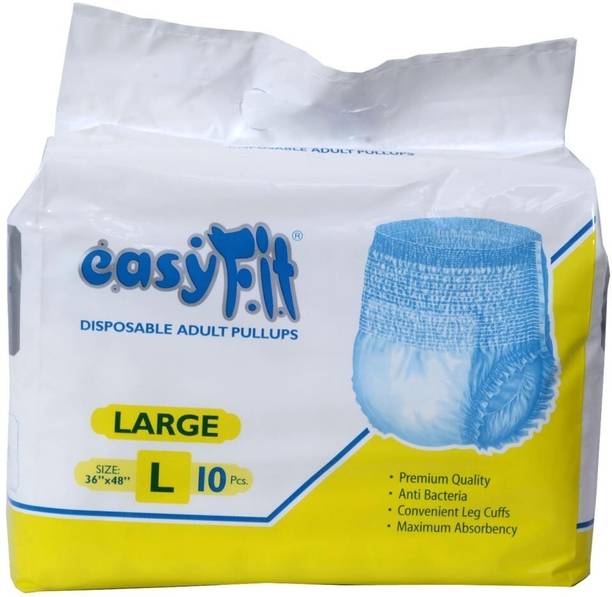 easyFit Disposable Adult Pullups Adult Diapers - L