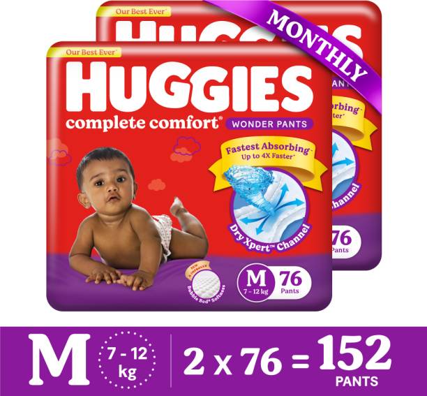 Huggies Complete Comfort Wonder Pant Baby Diaper - M