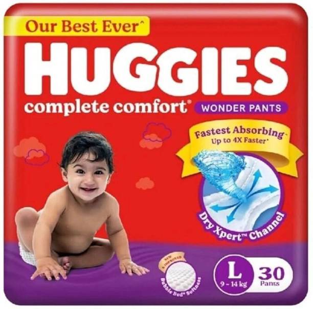 Huggies Pant Style Baby Diapers (Diaper_L_30pcs) Pant Diapers - L