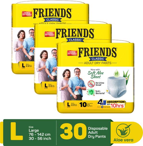 FRIENDS Classic Diaper Pull Ups Pants Adult Diapers - L