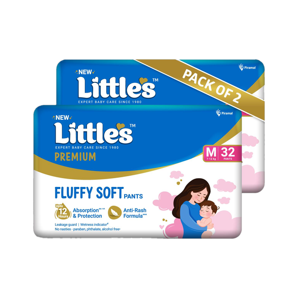 Little's Comfy Baby Pants Diapers with Wetness Indicator and 12 hours Absorption