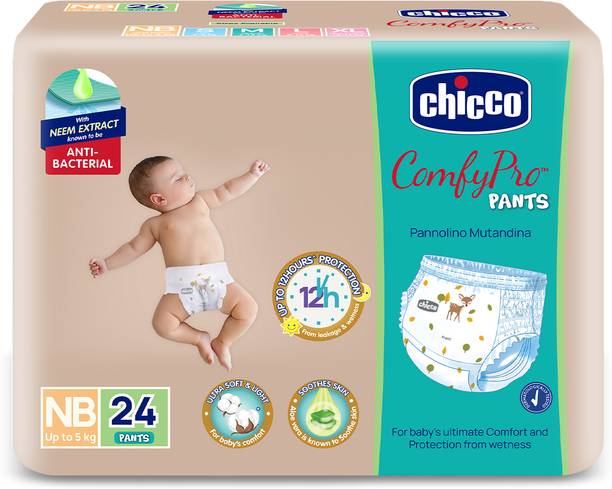 Chicco Comfypro Pants Pant Diapers - New Born