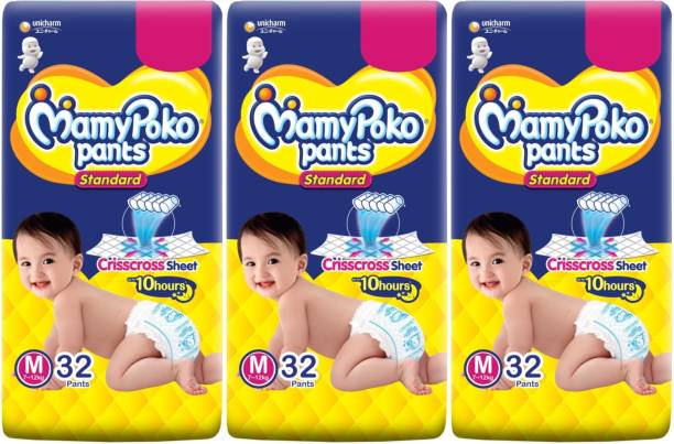 MamyPoko Pants Standard Diapers, M size ( 32+32+32 ) - M