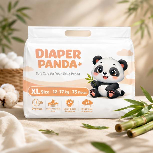 DIAPER PANDA Care Baby Diapers Ultra Dry Leak Guard Breathable Soft - XL