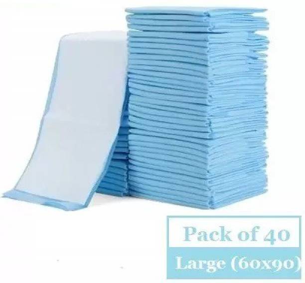 Wellstar Disposable Underpad Pack of 40 pc Adult Diapers - L (40 Pieces) Adult Diapers - L
