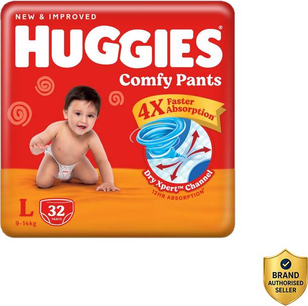 Huggies Comfy Baby Pant Diapers - L