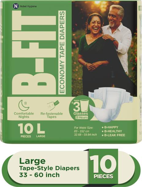 B-FIT Economy Tape Style Adult Diapers - L