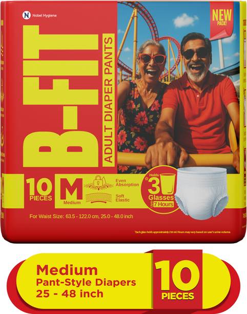 B-FIT Regular Pant Style Adult Diapers - M
