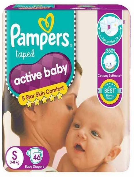 Pampers Active Baby taped diapers Small S 46 pack of 1 - S