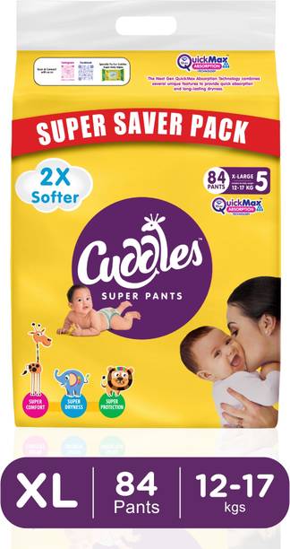 Cuddles - Super Pants Super Saver Pack Pant Style Diaper - XL