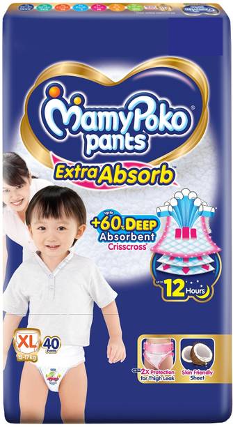 MamyPoko Pants Extra Absorb Baby Diapers,12-17 kg - XL