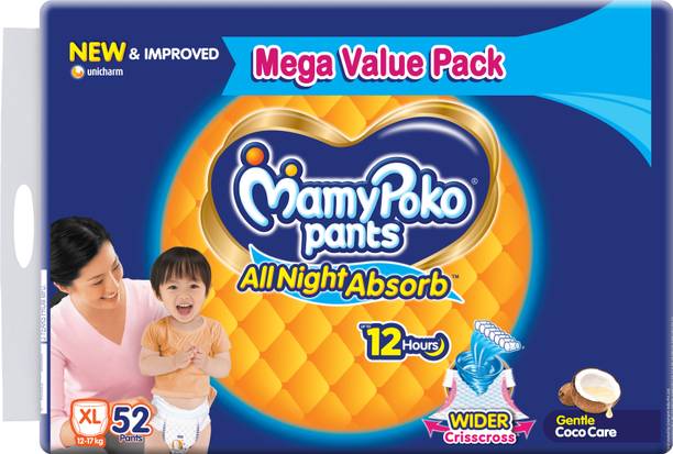 MamyPoko Pants All Night Absorb,Coco Care & 12hr Leakage Protection - XL