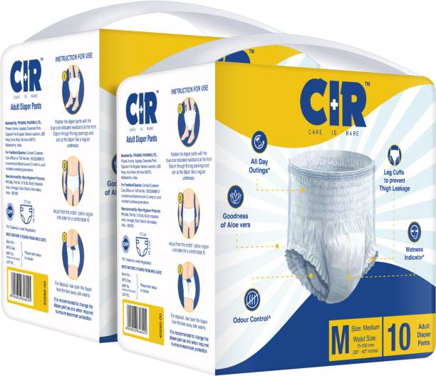 CIR All Night Protection with Aloe Vera Adult Diapers - M