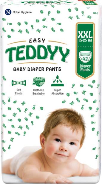 TEDDYY Baby Easy Pant Diapers Double Extra Large 42 Count (Pack of 1) - XXL