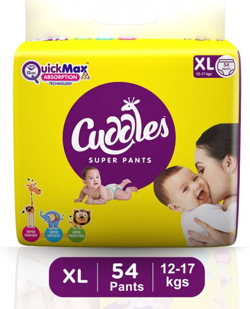 Cuddles - Super Pants Pant Style Diaper - XL