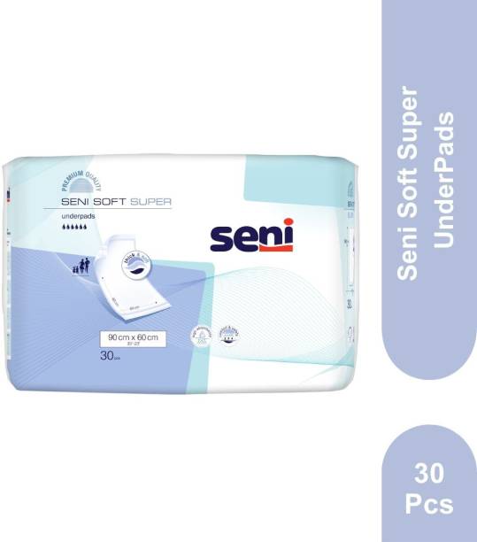 Seni Soft Super Underpads 30 Pieces (90 x 60 Cm) Adult Diapers - XXXL