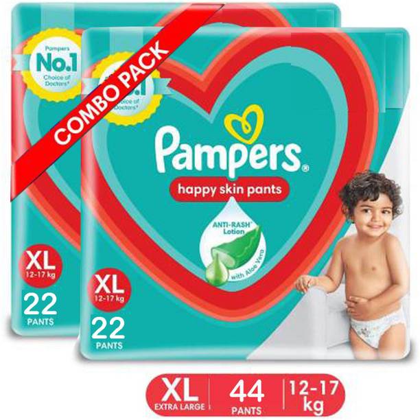 Pampers Happy Skin Pants Value Pack Pant Diapers - XL