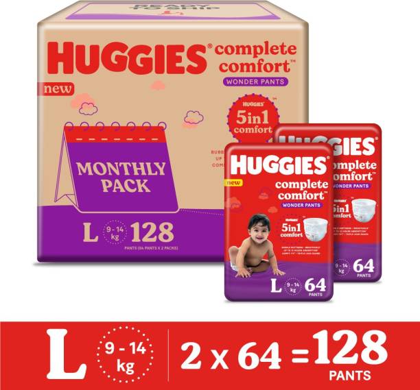 Huggies Complete Comfort Wonder Pant Baby Diaper - L