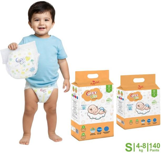 COOCOO Soft Baby Diaper Pants Small Pant Diapers - S