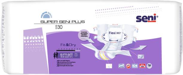 Seni Super Plus Breathable Adult Diapers - Small (30 Pieces) Adult Diapers - S