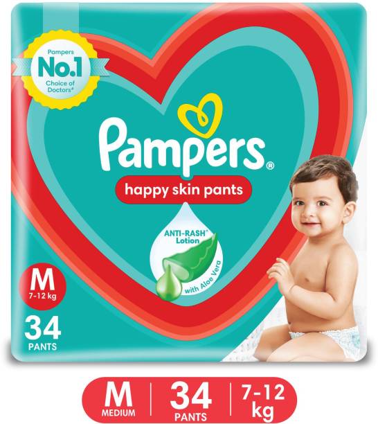 Pampers Happy Skin Pants Value Pack - M