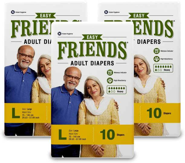 FRIENDS Easy Tape Type Adult Diapers - L