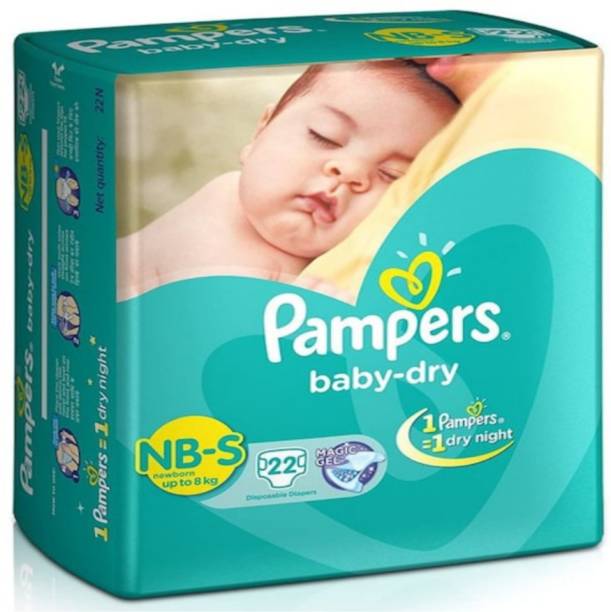 Pampers Baby dry diaper Nbs 22 PACK OF 1 - New Born