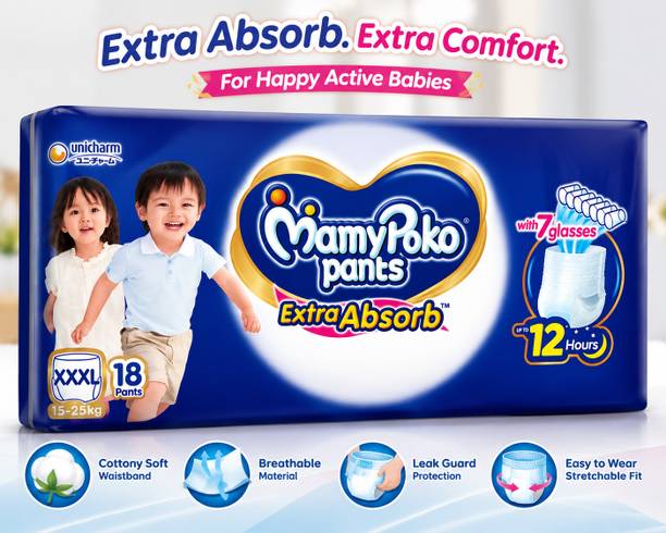 MamyPoko EXTRAZ ABSORB 18 Pant Diapers - XXXL