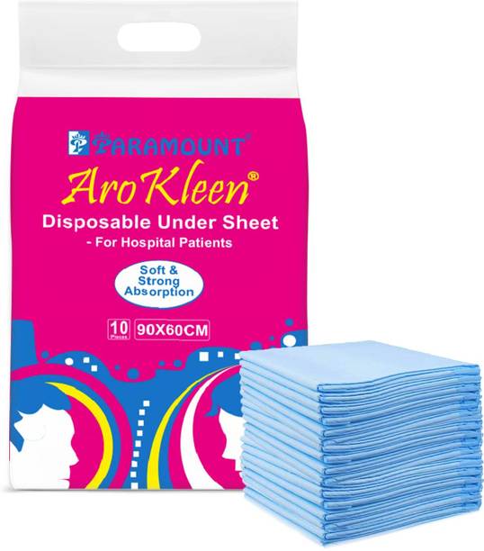 Arokleen Disposable Patient Underpad Sheet 60 X 90 CM (Pack of 1) Adult Diapers - L