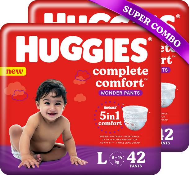 Huggies Complete Comfort Wonder Pant Baby Diaper - L