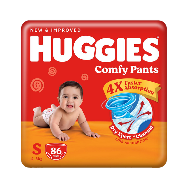 Huggies Comfy Baby Pant Diapers - S