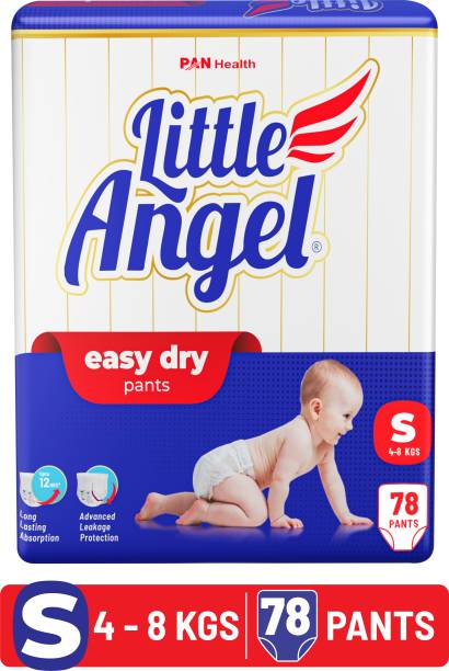 Little Angel Easy Dry Pull-up Diaper Pants Small Size, 4-8Kg - S