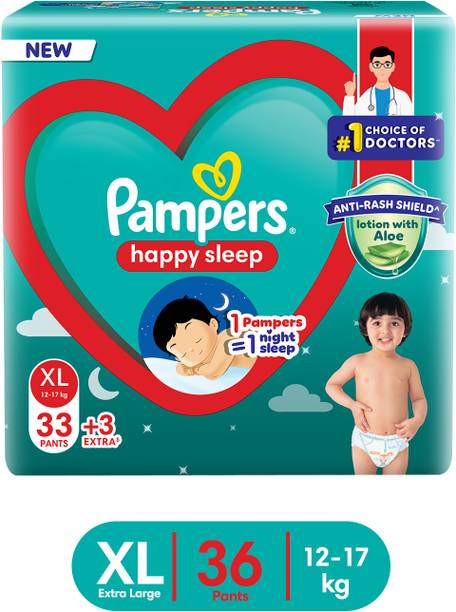 Pampers Happy Skin Pants Pant Diapers - XL