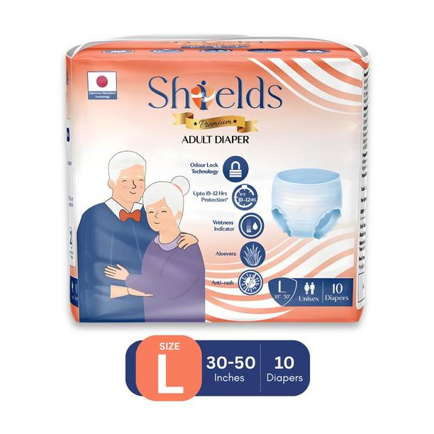 Shields Premium Pant Style | Pack of 1 | Adult Diapers - L