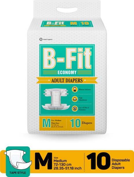 B-FIT Adult Diaper Economy Tape Style Adult Diapers - M
