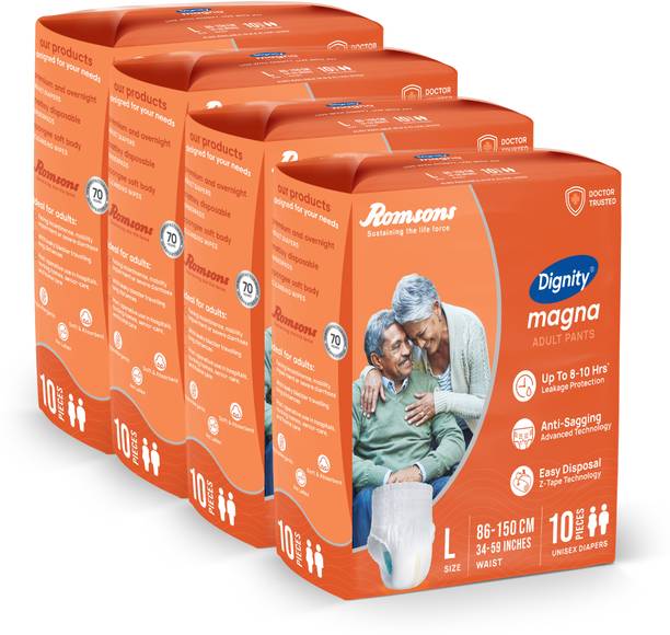 DIGNITY Magna Pant Style Adult Diapers - L