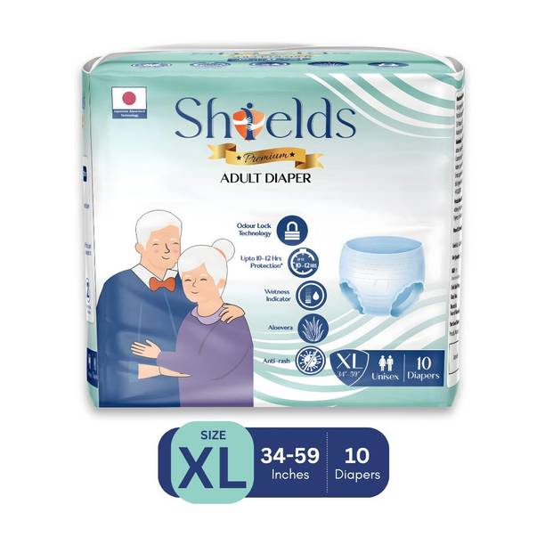 Shields Premium Pant Style | Pack of 1 | Adult Diapers - XL