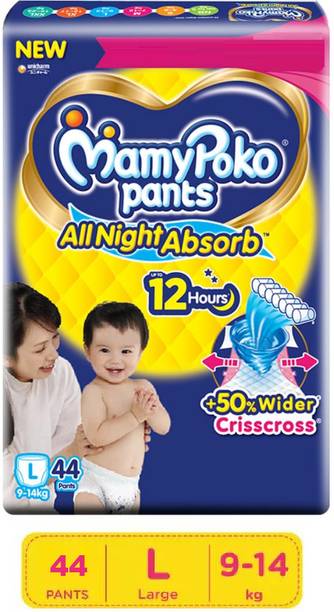 MamyPoko All Night Absorb Baby Diaper Pants Size Large Adult Diapers - L