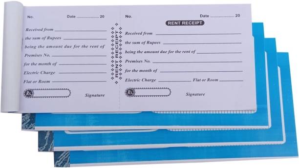 S P EDU RENT BILL BOOK 24X9 CM 50 Sheets Regular Note Pad Unruled 50 Pages