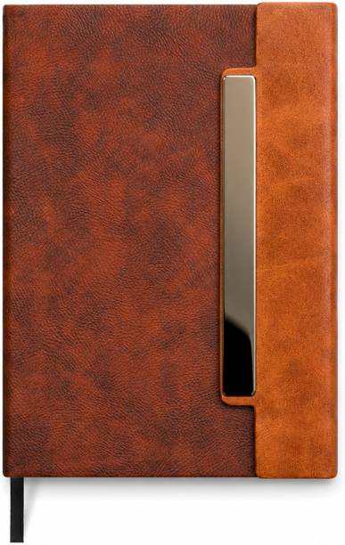 Zealitz PU Leather Notebook Diary |Office|School|Journal|Daily Planner| A5 Diary Ruled 192 Pages