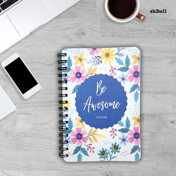 ekdali Be Awesome Journal A5 Journal Dot Grid 144 Pages