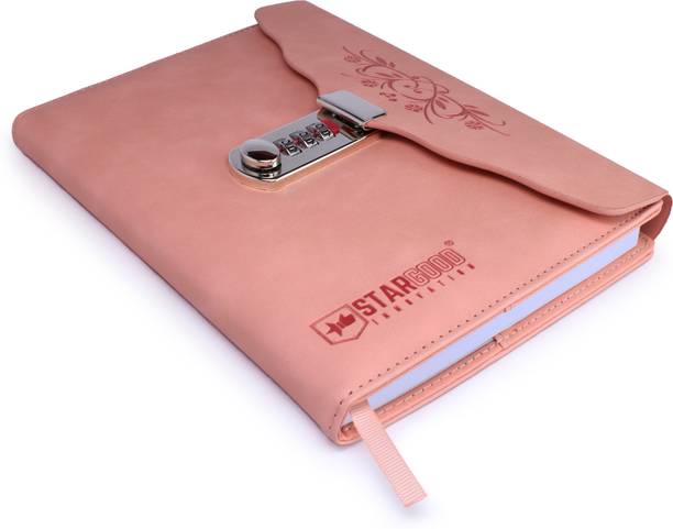 Stargood Innovation Lock Diary A5 Diary Single Ruled 162 Pages