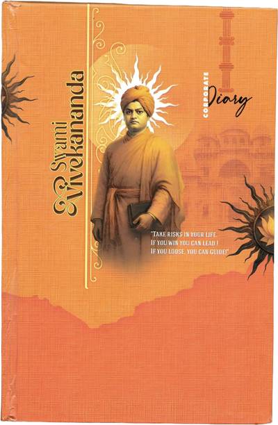 SYNKOSIS ENTERPRISE A5 SIZE , 2027 SWAMIVIVEKANDA HARD BOUND REGULAR DAIRY A5 Notebook RULED 365 Pages