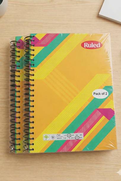 kumarelite STATIONARY A4 Notebook RULED PAGES 400 Pages