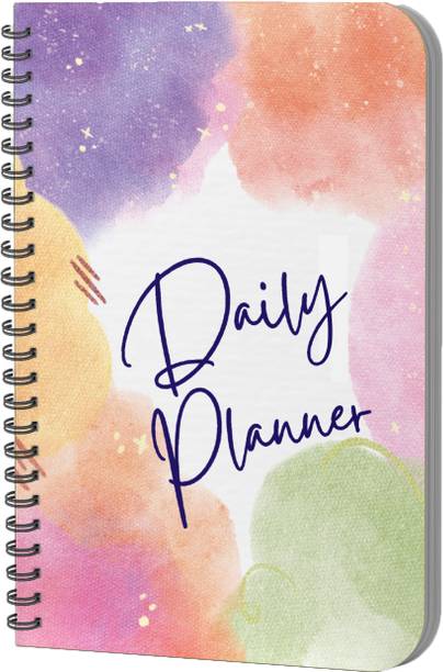 AccuPrints Daily Planner A5 Planner Ruled 176 Pages