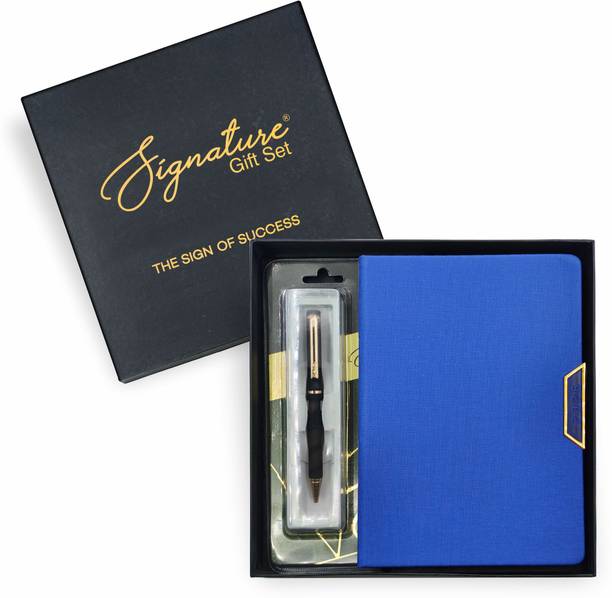 Fresco 2026 Diary + Cello Signature Origin Ball Pen A5 Diary Ruled 336 Pages