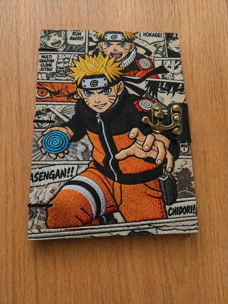 Sithox Villa Anime-Inspired Premium Journal Printed Cardbored Diary Notebook With Lock Clasp B6 Journal Unruled 160 Pages